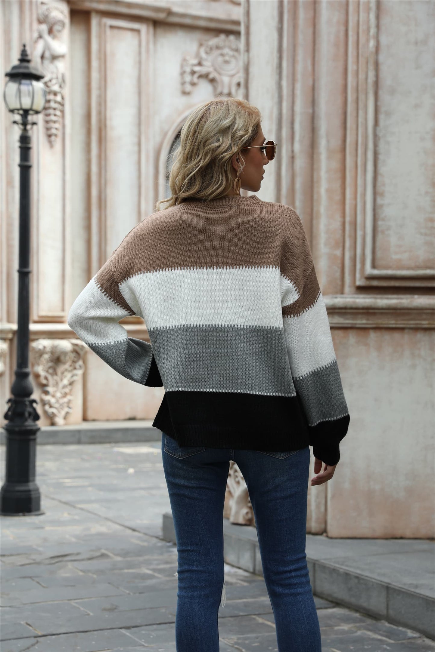3 Cozy Color Block Sweater