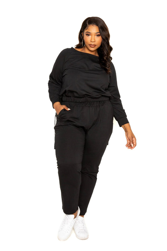 Classy Black Lounge Outfit ( XL - 3X)