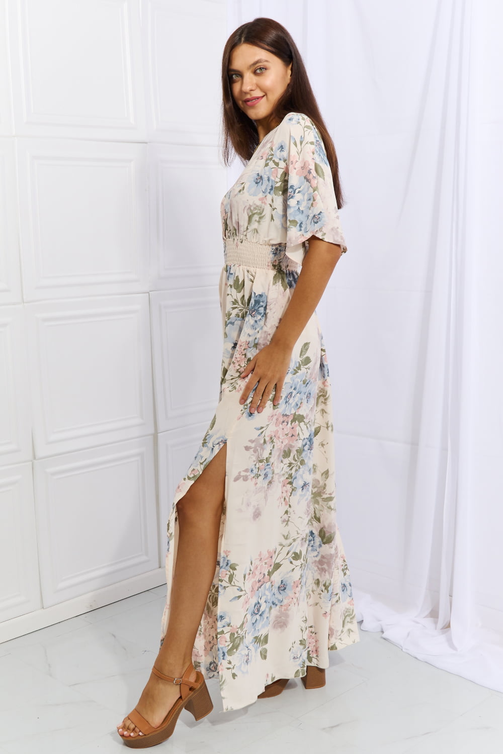 Classy Elegant Floral Maxi Dress