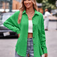 Classy Textured Utilitarian Shacket ( 6 Colors / S - 2X )