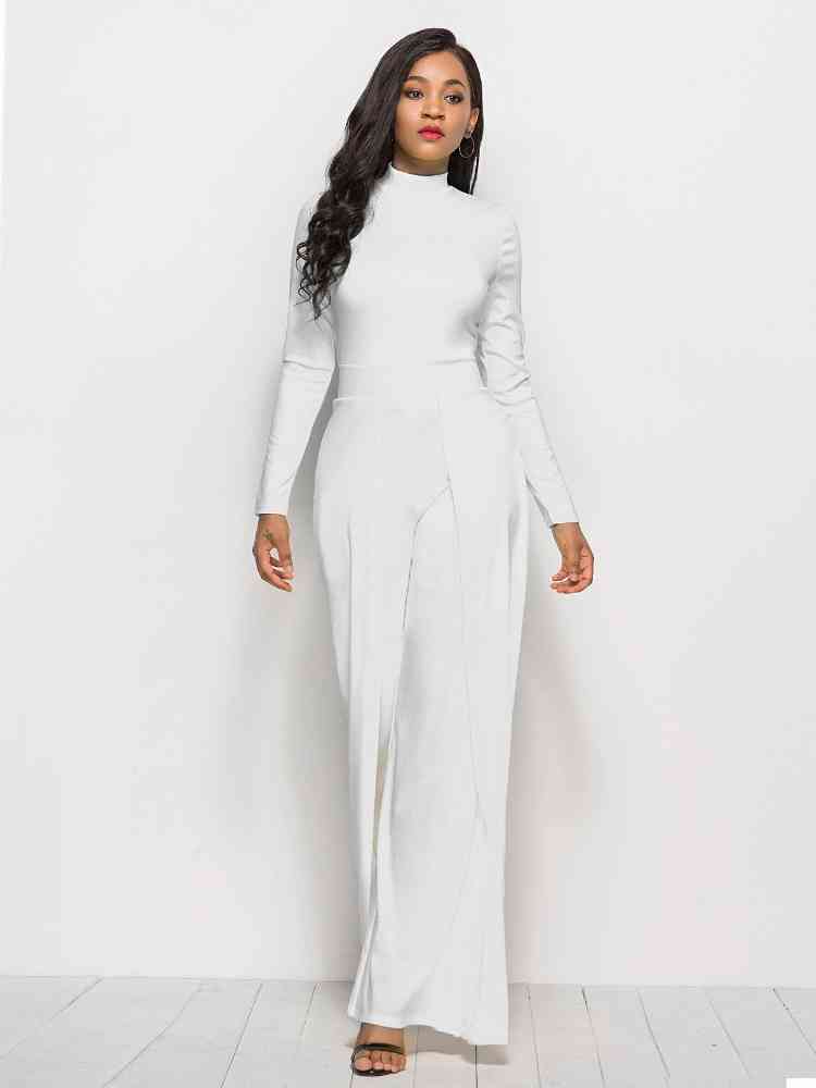 7 Classy Wide Leg Jumpsuit (M - 2X)