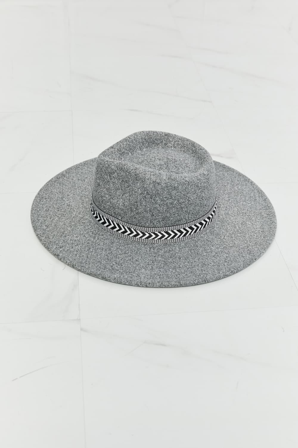 The Classy Grey Fedora Hat