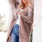 5 Woven Heather Longline Cardigan