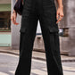 Classic High Waist Comfy Cargo Jeans ( Size S - 2X / 3 Colors )
