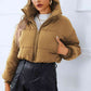 Cozy Cropped Puff Jacket ( 8 Colors)