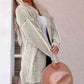 5 Woven Heather Longline Cardigan