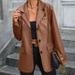 Elegant Chic Collared Blazer in 4 Colors (S - 2X)