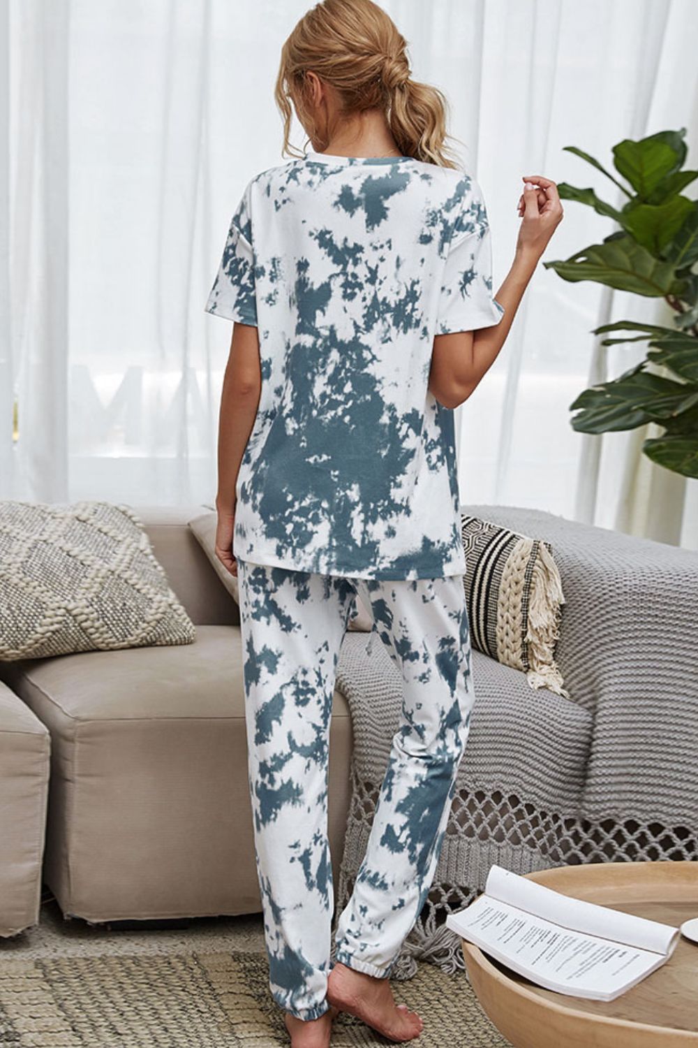6 Tie-Dye T-Shirt Lounge Outfits ( S- 2X )