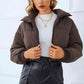 Cozy Cropped Puff Jacket ( 8 Colors)