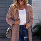 5 Woven Heather Longline Cardigan