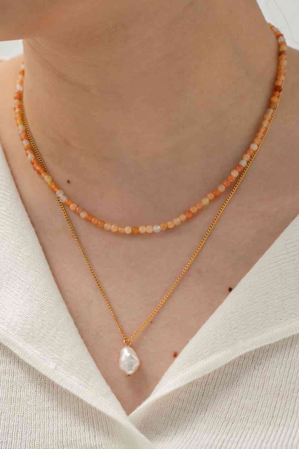 Layered Freshwater Pearl Necklace